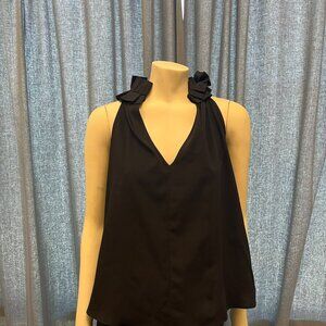 Urban Outfitters Hawks Ruffle Neck Top